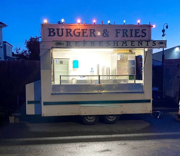 Burger trailer for sale