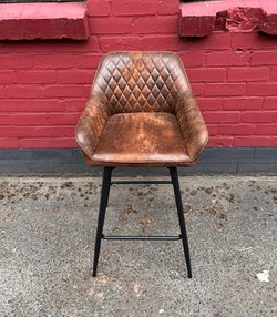 Brown PU Leather Chairs For Sale