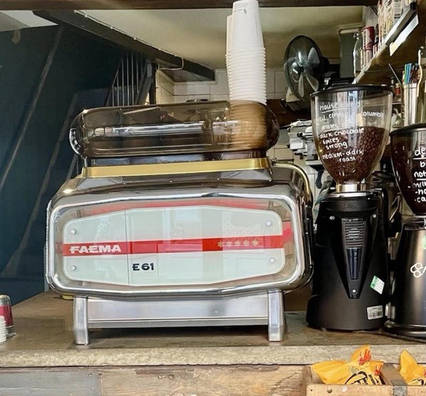 Used 2 group coffee machine