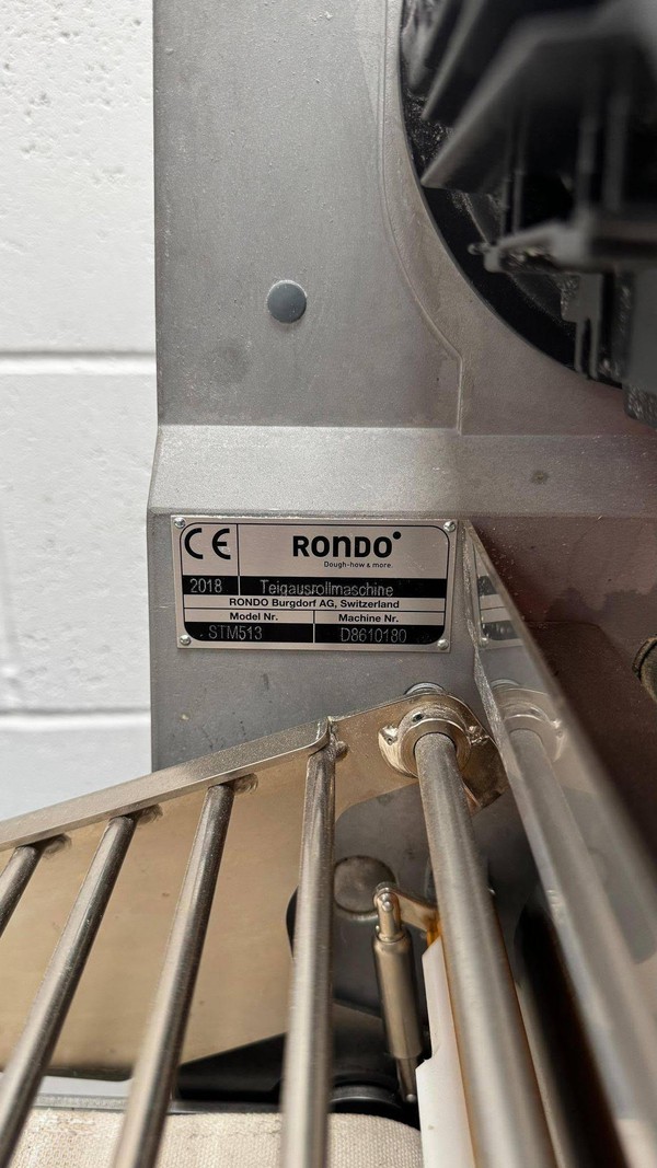 Secondhand Rondo STM513 Dough Sheeter For Sale