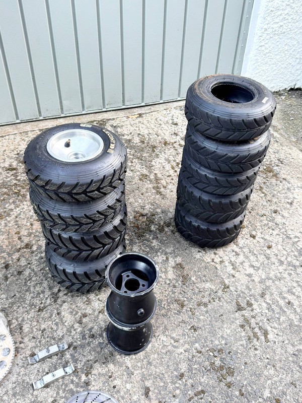 Wright Bambino Kart wheels and tyres