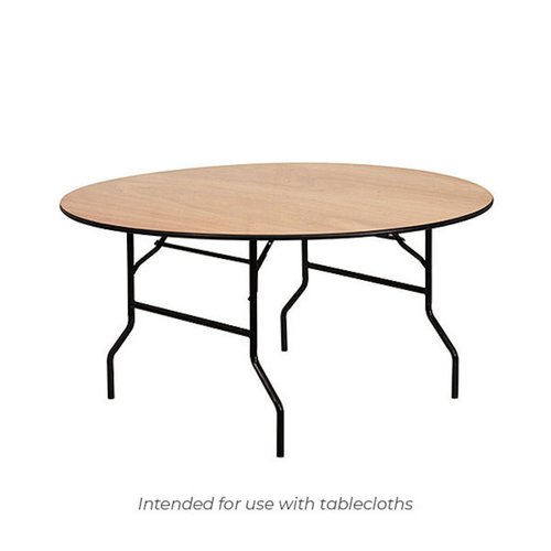 Wooden 5ft 6" Round Banquet Tables Wooden 5ft 6" Round Banquet Tables