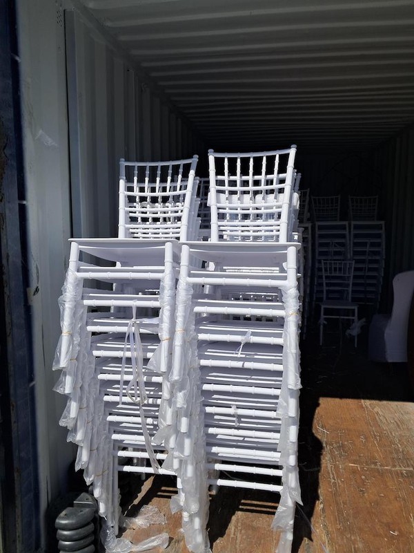 White Plastic Banqueting Chairs