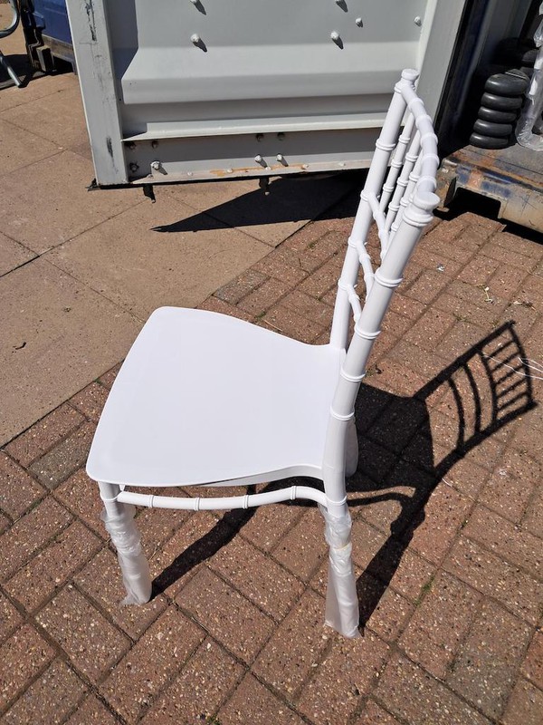 White Plastic Event Chairs