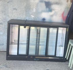 3 door under counter bar fridge