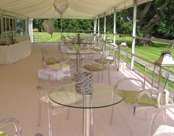 Clear Cafe Chairs