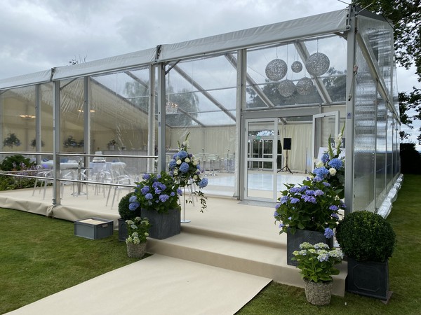 Marquee floor stairs