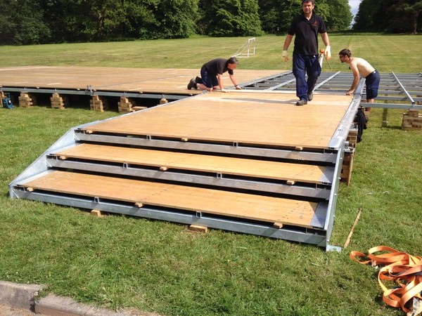 Steel Sided Stringer Steps For Substructure Floor