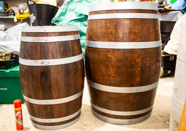 Used Poseur Table Barrels