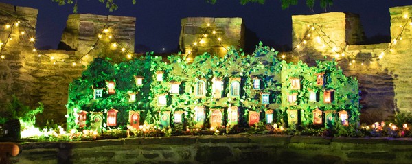Used Light Up Fairy Village Prop