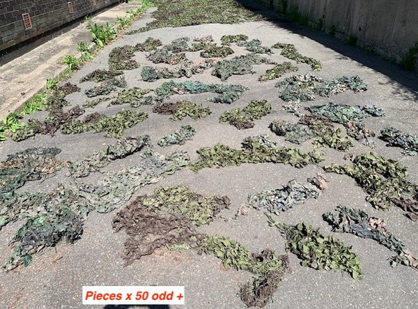 Used Camouflage Netting