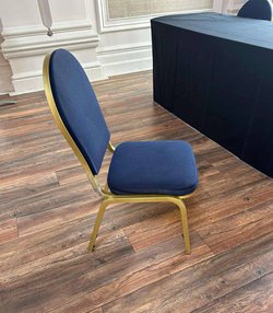 Gold Stacking Chairs For Sale
