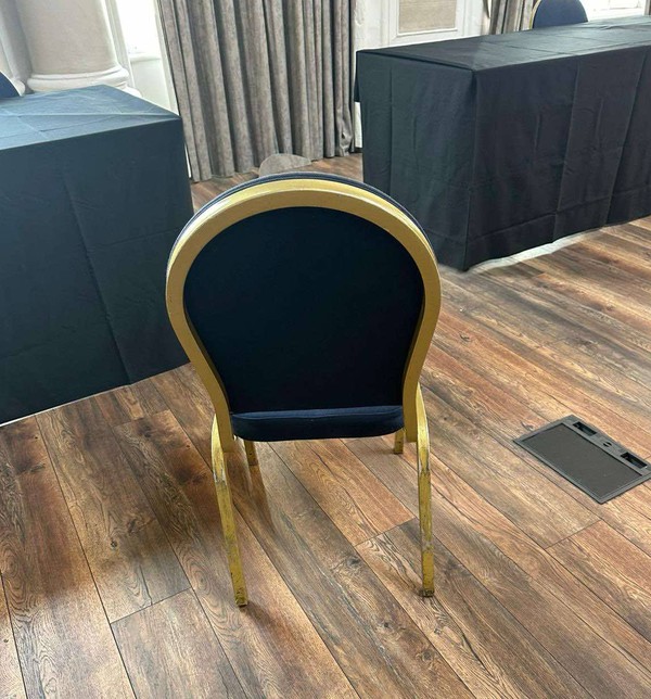 Used Gold Stacking Chairs