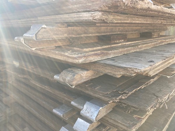 Used plywood marquee floor