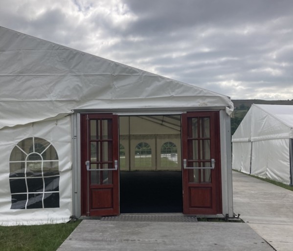Second hand marquee doors