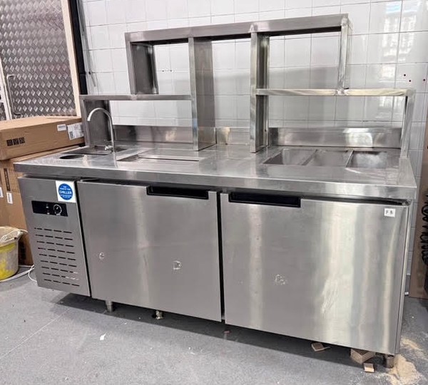 Prep Fridge With Sink For Sale