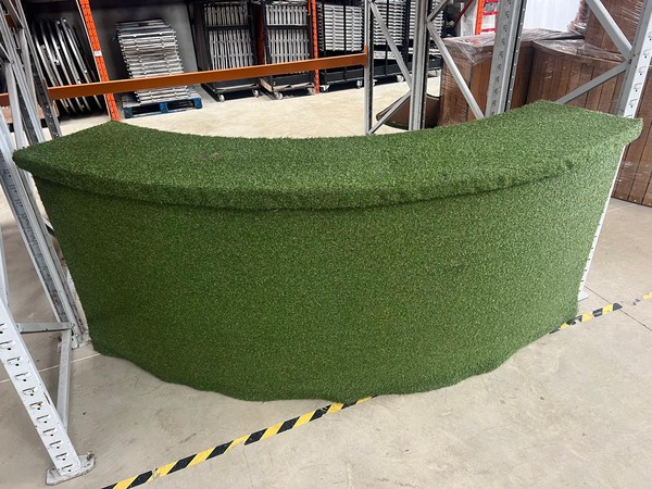 Grass / Astro turf bar counter for sale