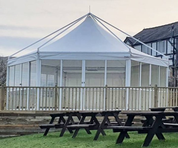 8m x 4m Giulio Barbieri Pagoda with windows