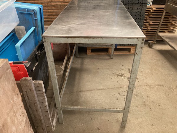 Stainless steel kitchen table - West Yorkshire
