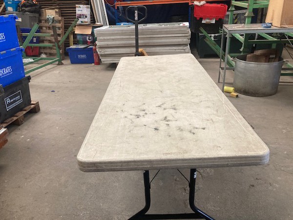 6Ft Lifetime trestle tables