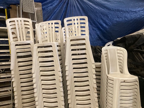 Stacking bistro chairs for sale