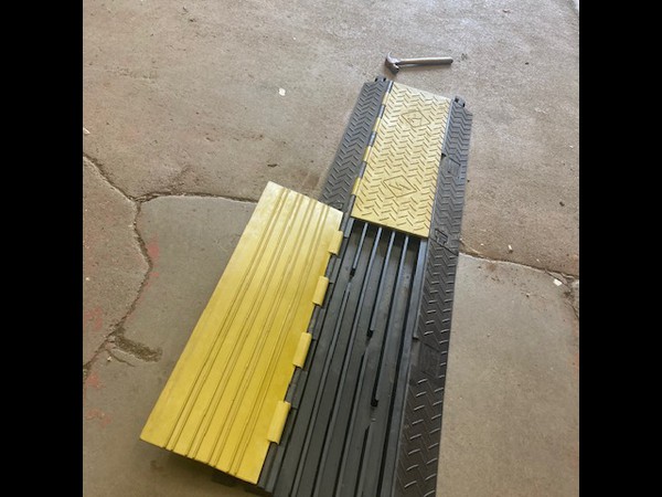 5 channel road cable protection