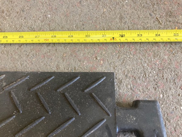 Used cable ramps / humps