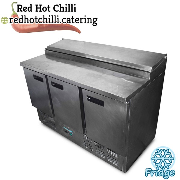 Three Door Prep Fridge For Sale