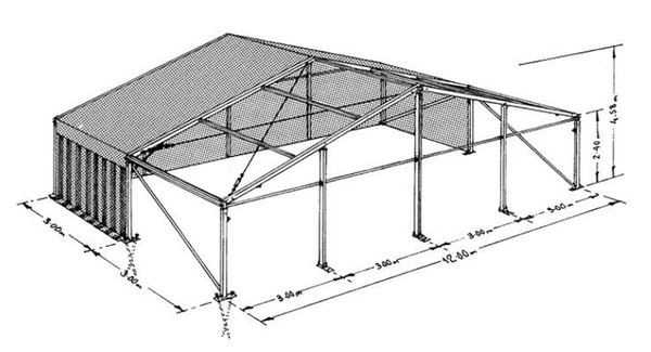 P12 Hoecker framed marquee for sale