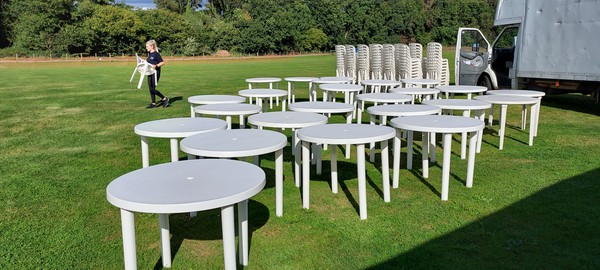 Plastic patio tables for sale