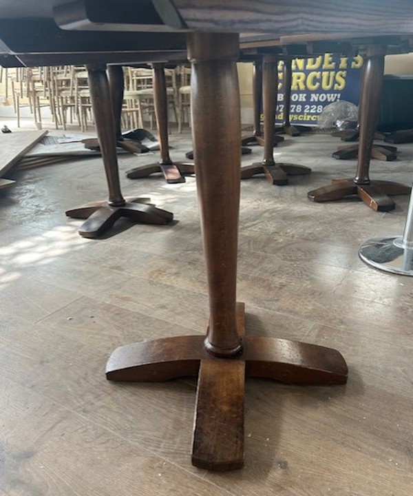 Wooden Pedestal Tables