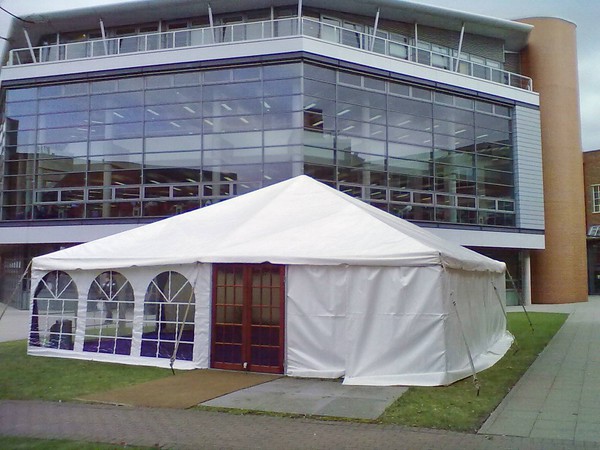 Aluminium framed marquees