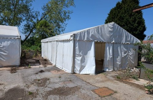 2x Roder/Custom Cover Marquees For Sale