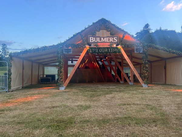 12m x 12m Cruck Tent