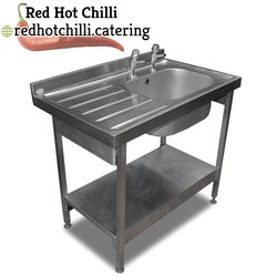 Free standing single sink