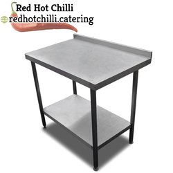 Stainless steel table 1m