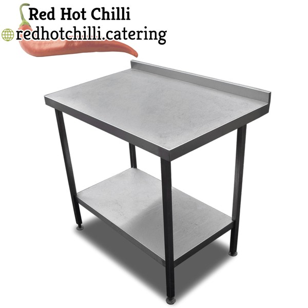 Stainless steel table 1m
