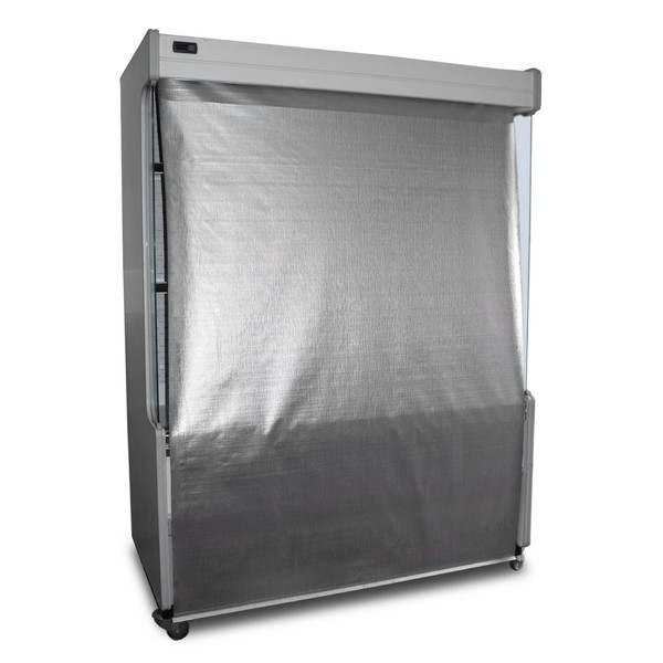 Multi deck fridge with night screen