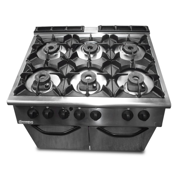 Secondhand 6 Burner Oven Range