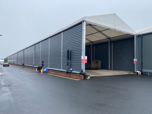 10m x 20m Roder Aluminium Warehouse