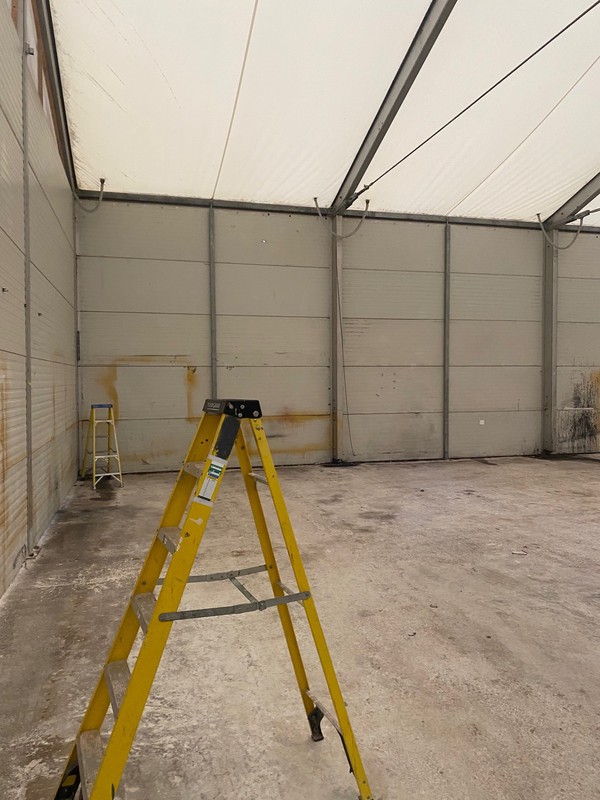 Used Aluminium Storage Marquee