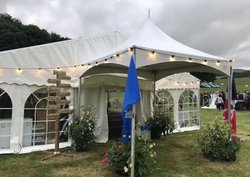 Marquee porch 3m x 3m