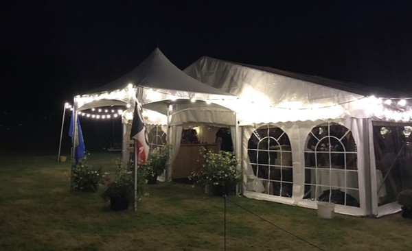 3m x 3m marquee porch
