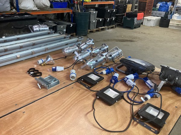 Job lot of marquee lighting for sale