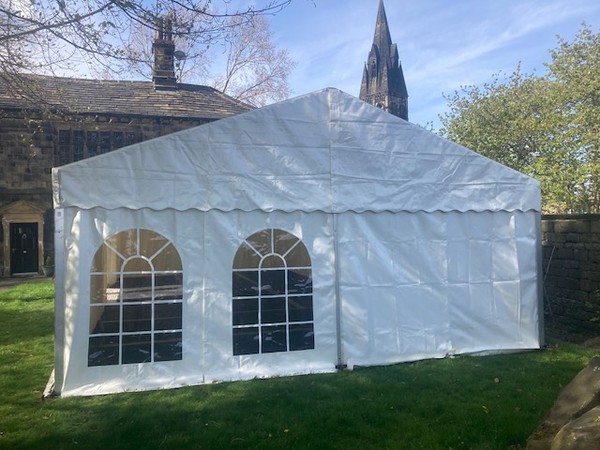 6m wide Framed marquee for sale