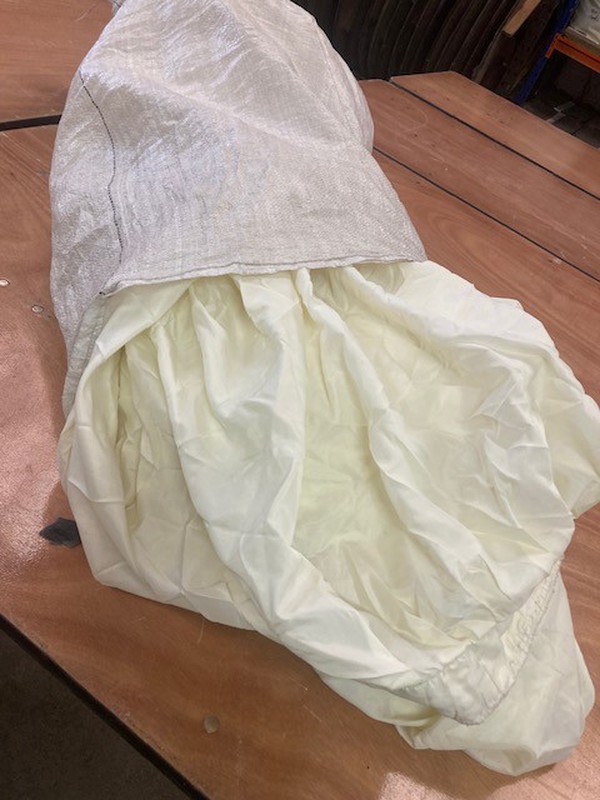 Second hand marquee linings