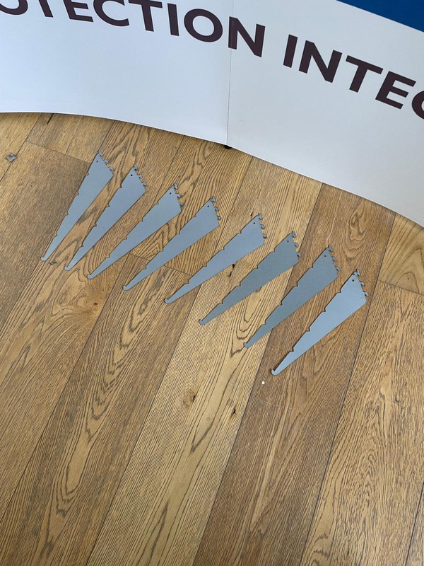 Popup display shelf brackets