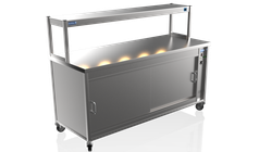 New 1.8m Hot Cupboard And Gantry