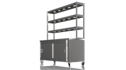 1.8m Hot Cupboard Triple Gantry