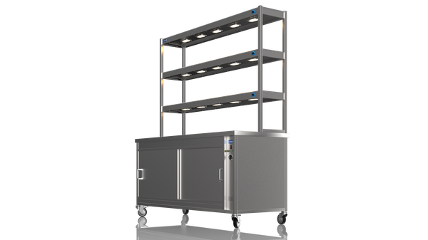 1.8m Hot Cupboard Triple Gantry